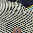 Trojan Retro Birdseye Jacquard Panel Polo Shirt N
