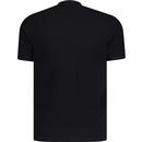 Trojan Retro Tricolour Chest Stripe Pique Tee B