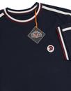 TROJAN RECORDS Retro Mod Stripe Collar T-shirt (N)