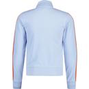 Trojan Contrast Zip Retro Funnel Neck Track Top PB