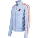 Trojan Contrast Zip Retro Funnel Neck Track Top PB