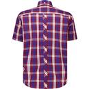 Trojan Windowpane Check Button Down Shirt (Port)