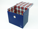45rpm TukTuk Retro Sixties Mod Record Box (Blue)
