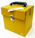 TukTuk Retro Sixties Mod Yellow 45rpm Record Box