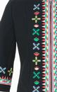 Tulle Women's 60s Boho Embroidered Cropped Jacket 