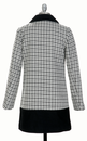 Royal TULLE Retro 60s Mod Dogtooth Check Coat 