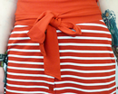 Skipper TULLE Retro Mod Striped Mini Skirt 