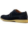 Turnmill PETER WERTH Retro Mod Navy Suede Brogues