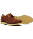 Turnmill PETER WERTH 60s Mod Tobacco Suede Brogues