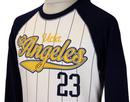 Bowman UCLA Retro 70s Pinstripe Baseball Sweater P