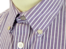 Whitfield UCLA Retro Mod Pinstripe Oxford Shirt