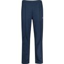 umbro mens retro knitted stripe monogram track pants dark navy