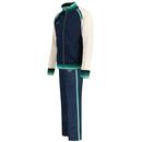 Umbro Centenary Monogram Anthem Raglan Sleeve Track Suit in Dark Navy and Peppermint Green