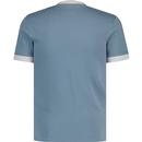 Umbro Men's Retro Sports Taped Ringer T-shirt (BM)