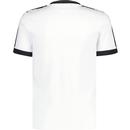 Umbro Men's Retro Sports Taped Ringer T-shirt (BW)