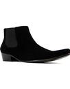 paolo vandini veer 3 low heel chelsea boots black