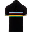 madcap england velo mod rainbow stripe cycling top