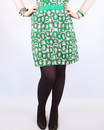 Furs VILA JOY Retro Sixties Mod A-Line Skirt