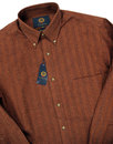 VIYELLA Retro Herringbone Donegal Nep Shirt (B)