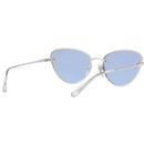 VOGUE Retro 60s Flat Front Cats-Eye Sunglasses V