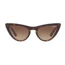 vogue sunglasses cat eye brown gradient