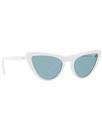 VOGUE Gigi Hadid Retro 50s Vamp Sunglasses White