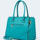 Voodoo Vixen 60s Front Pocket Scalloped Tote Bag T