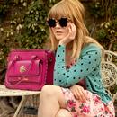 Voodoo Vixen 60s Front Pocket Scalloped Tote Bag H