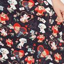 Voodoo Vixen Puppy Love Print Pin-Up Flare Dress 