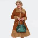 Voodoo Vixen Retro 50s Mod Bowling Bag in Green