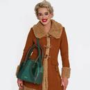 Voodoo Vixen Retro 50s Mod Bowling Bag in Green