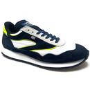 Walsh Ensign Classic Trainers in White/Navy/Yellow ENC71046