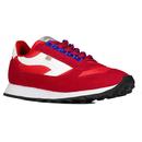 Walsh European Made in England Retro Running Trainers in Red/White