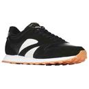 Walsh Tempest Made in England Retro Running Trainers in Anglezarke Black/White