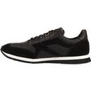 Voyager WALSH Made in England Retro Trainers BLACK