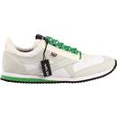 Voyager WALSH Made in England Retro Trainers WHITE