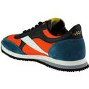 Voyager WALSH Made in England Trainers ORANGE/TEAL