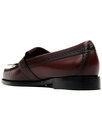 Langley BASS WEEJUNS 60s Mod Buckle Loafers WINE