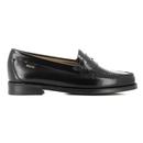 Bass Weejuns womens penny loafers black leather