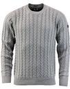 Woods WEEKEND OFFENDER Retro Cable Knit Jumper G