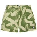 Weekend Offender Anzio Camo Shorts in Sapling Green