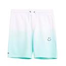 Weekend Offender Benison DR Retro 90s Dip-Dyed Jogging Shorts in Aqua