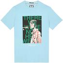 Weekend Offender Columbia Liam Gallagher Oasis Graphic T-Shirt in Winter Sky