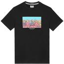 Weekend Offender Crosslands Trainspotting Retro 90s T-shirt in Black