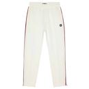 Weekend Offender Djoko Retro 70s Taped Track Pants in Winter White