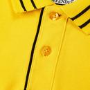 Frankie WEEKEND OFFENDER Mod Tipped Pique Polo S