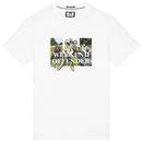 Hymns The Verve 90s Britpop T-shirt in White by Weekend Offender 