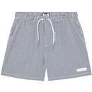 Weekend Offender La Rambla Ticking Stripe Shorts