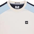 Lederle Weekend Offender Retro Panelled Tee Ivory