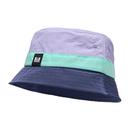 Weekend Offender Mermerli Retro 90s Colour Block Bucket Hat in Periwinkle and Bright Navy